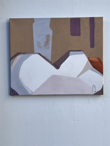 "Hudløs" 50x60 cm